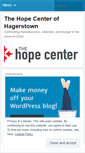 Mobile Screenshot of hopecenterhagerstown.com